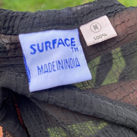 Surface Embroiderd Tank Top Black Size M - Picture 5 of 5